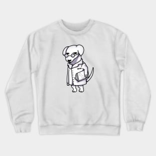 Funny Doctor Dog, Dog Lover Crewneck Sweatshirt